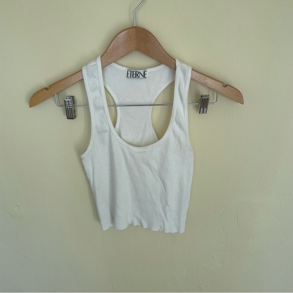 Eterne rib racer back tank